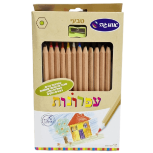 עפרונות צבעוניים עבים טבעי
