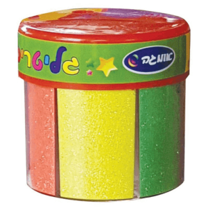 אבקת נוצצים 6 צבעים זוהרים