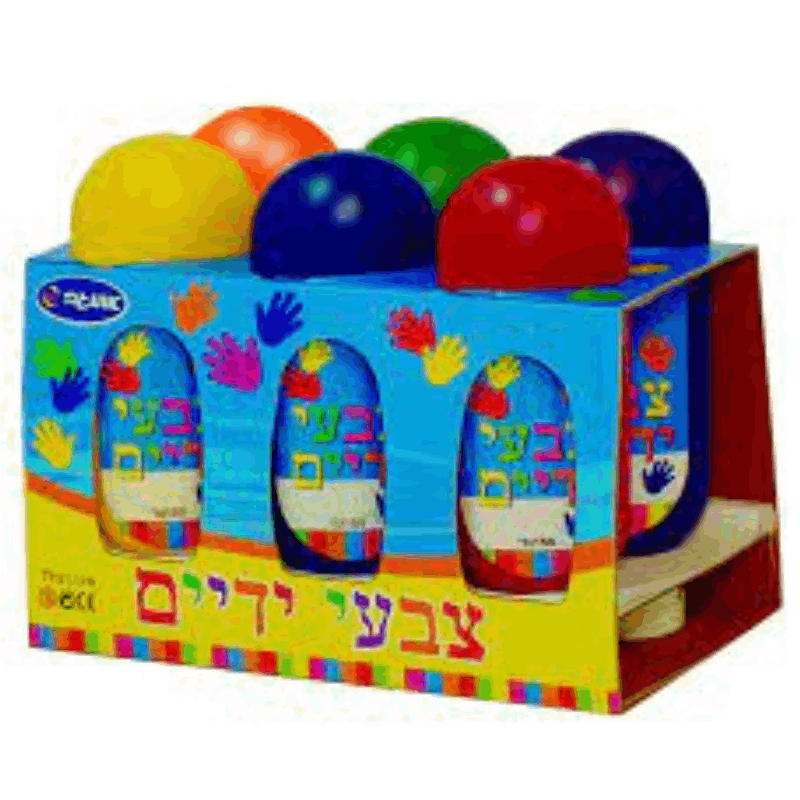 סט 6 שפורפרות צבעי ידיים