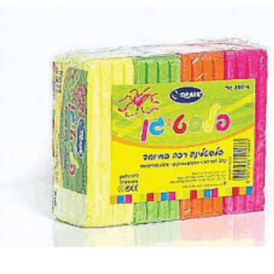 פלסטלינה 4 צבעים זוהרים