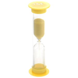 שעון חול פלסטיק